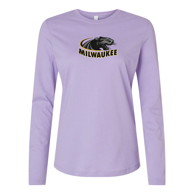 BELLA CANVAS Women’s Wisconsin Milwaukee Panthers Jersey Long Sleeve Tee